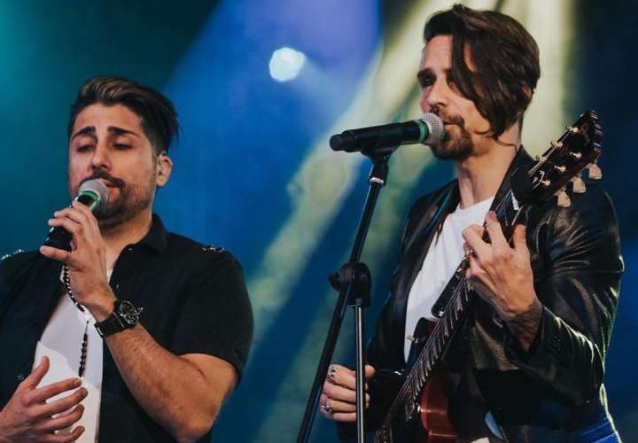 Renny y René de Salserín, graban sus nuevas canciones en Panamá