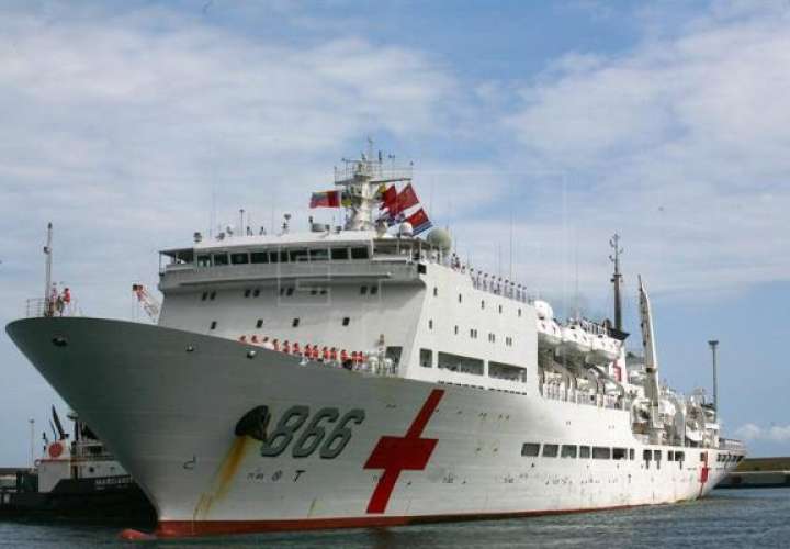 Un  buque hospital chino llega a Venezuela en medio de crisis de salud