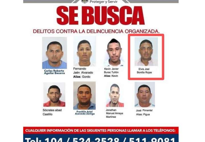 Bonilla Rojas está siendo buscado desde el pasado mes de febrero, cuando la Fiscalía Primera Contra la Delincuencia Organizada, en coordinación con la Policía Nacional adelantaron la Operación Damasco.