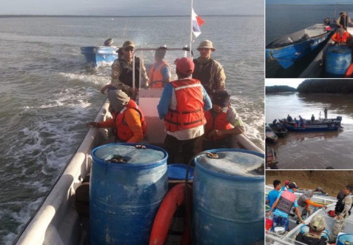 Rescatan embarcación y tripulantes que quedaron a la deriva en Antón