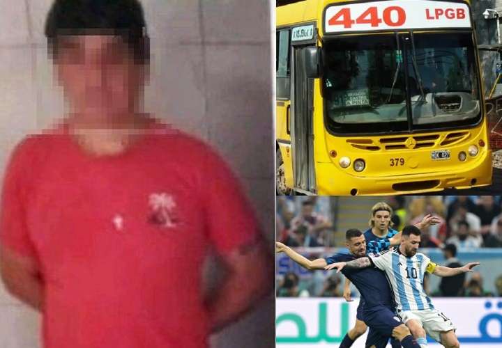 Secuestró un bus porque iba tarde para ver el juego de Argentina