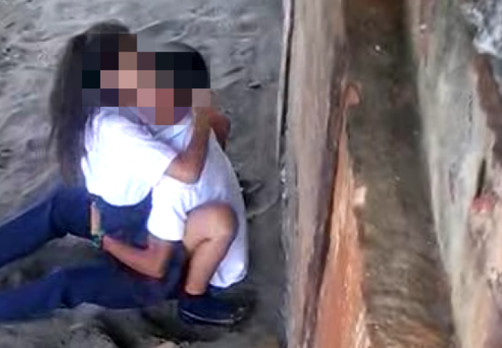 Captan a estudiantes teniendo sexo en el malecón de Puerto Armuelles