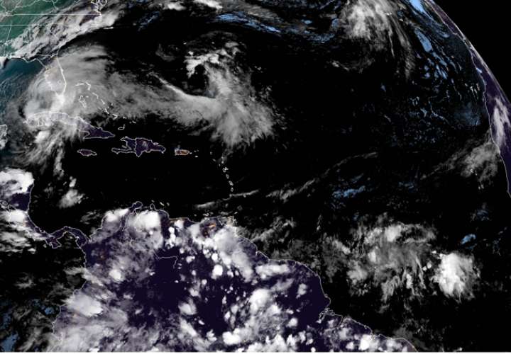 Siuación del clima en el Golfo de México y en el Atlántico norte. EFE / NOAA