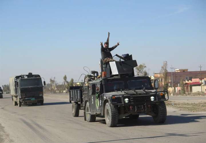 Soldados de un convoy de la unidad Diyala, de las Fuerzas de Operaciones Especiales. EFEArchivo