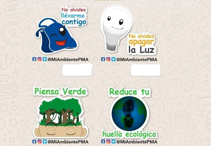 MiAmbiente lanza la campaña 'Cuidemos Panamá' con 'stickers' ambientales 