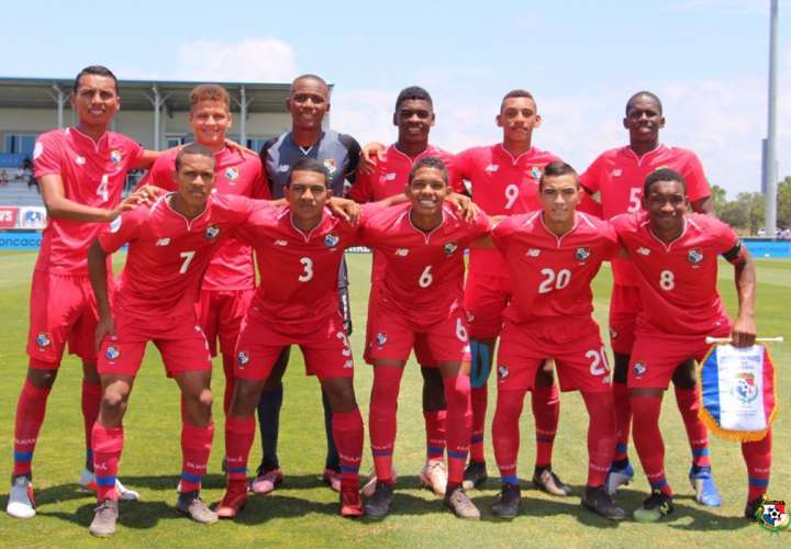 La Selección Sub-17 de Fútbol de Panamá no pudo lograr el objetivo. Foto: Fepafut