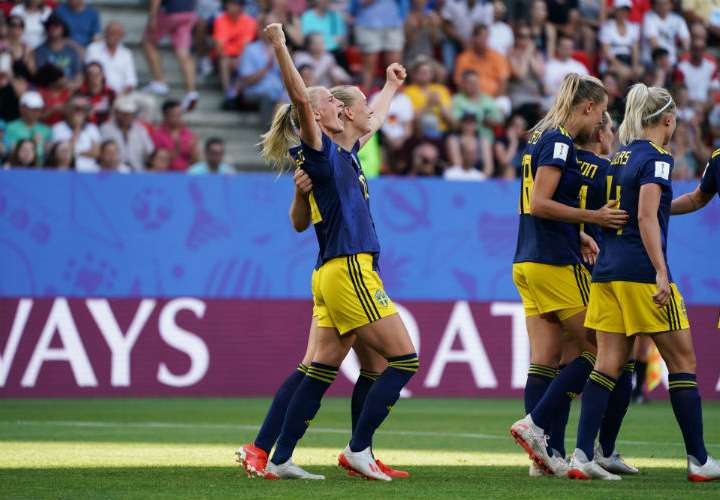 Suecia clasifica a semifinales del Mundial Femenino de Fútbol