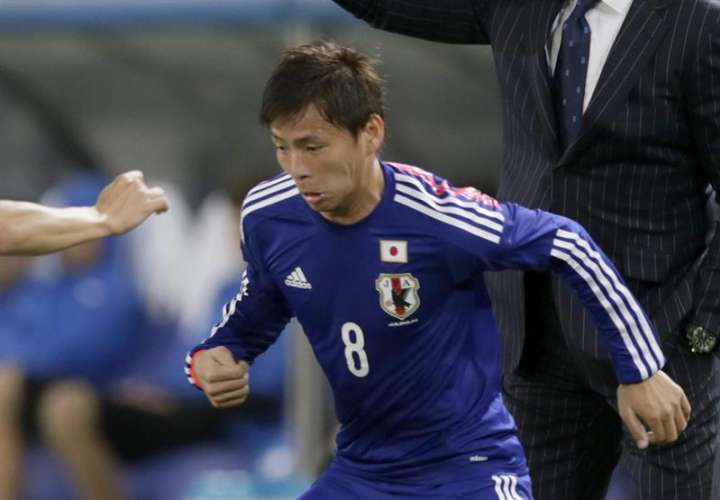 El  volante Takashi Inui, brilló en el amistoso contra Paraguay, y fue el autor de dos goles que dieron la victoria al equipo Japonés. Foto EFE