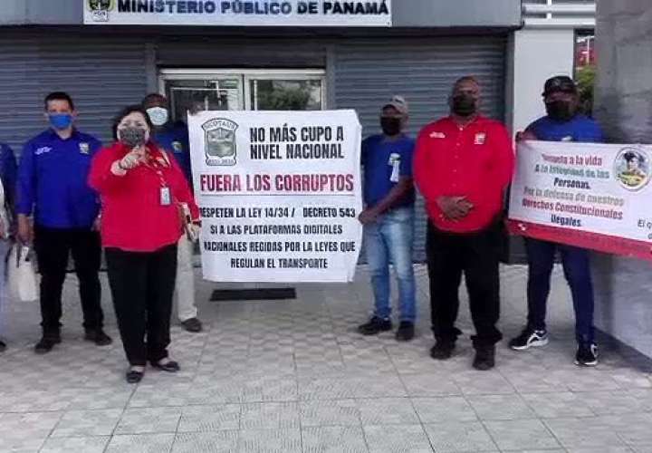 Taxistas exigen acabar con la corrupción en la ATTT   [Video]