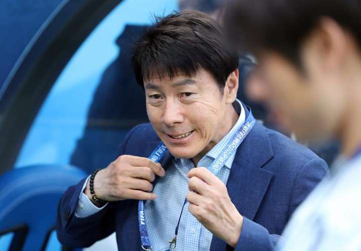 El seleccionador de Corea del Sur, Shin Tae-Yong. Foto EFE