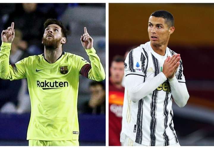 Messi y Cristiano. /EFE