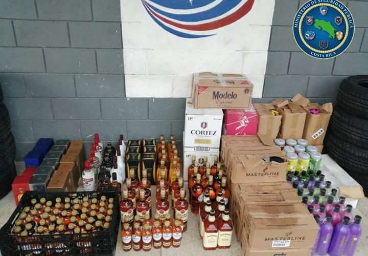 Ticos decomisan licores y cosméticos de contrabando que salieron de Panamá