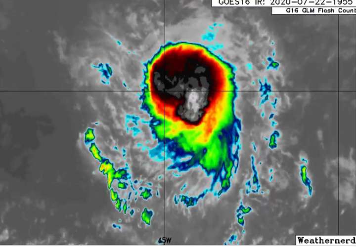 Tormenta tropical Gonzalo se convertirá en un huracán este jueves (Video)