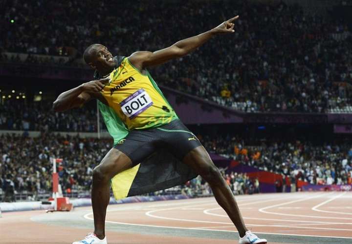 Bolt confía en que no se batan &quot;al menos este año&quot; sus récords mundiales de 100 (9.58) y 200 (19.19). Foto: EFE