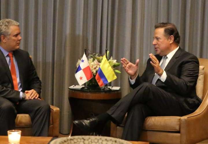 Mandatario Varela se reúne con presidente electo de Colombia 