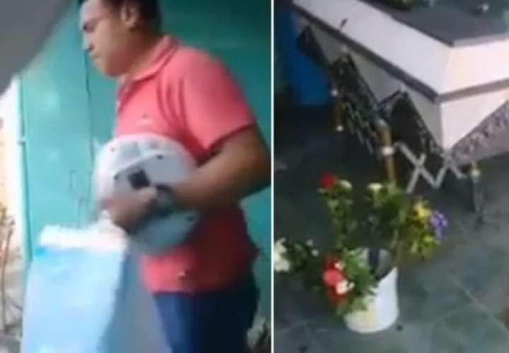 Familiares roban las pertenencias del muerto durante velorio (Video)
