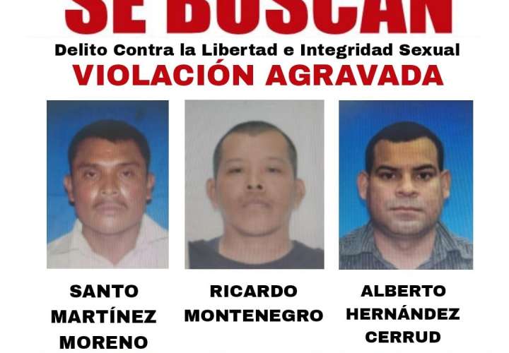 Se buscan a violadores de menores 