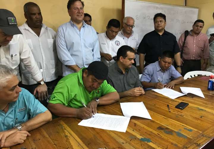 Fuerzas vivas de Bocas del Toro y Gobierno logran acuerdo