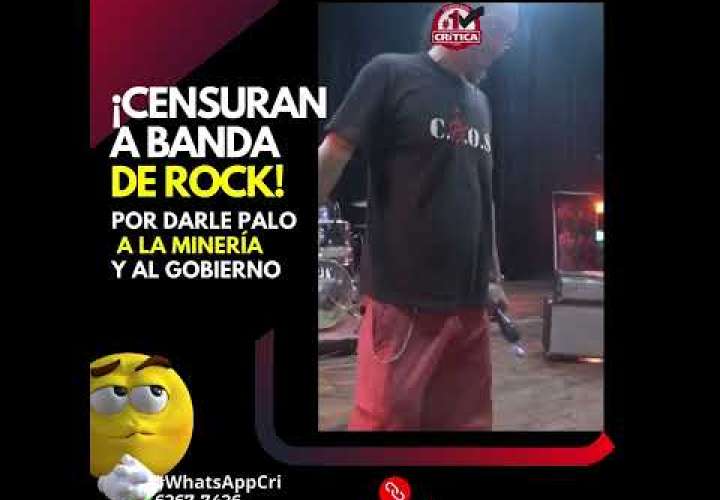 Embedded thumbnail for Banda de rock denuncia censura en evento de gobierno 