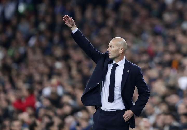  El francés Zinedine Zidane, técnico del Real Madrid. Foto: AP