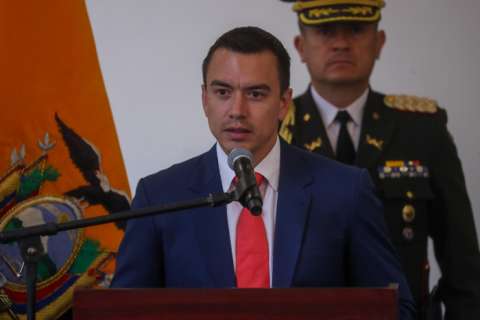El presidente de Ecuador, Daniel Noboa.  EFE / Archivo