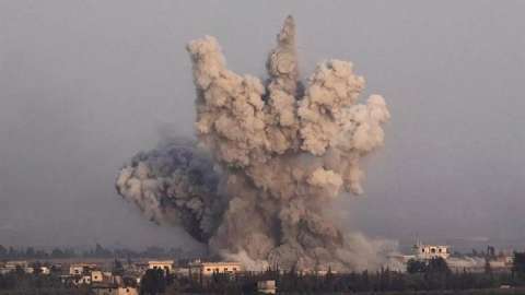 Bombardeo en Irak. EFE / Archivo