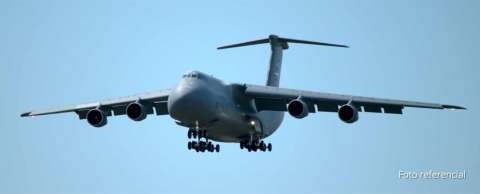 El C-5 Galaxy es reconocido como uno de los aviones de transporte militar más grandes del mundo Foto: Ilustrativa