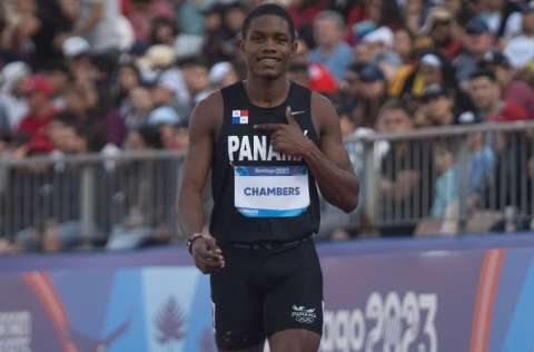 Chamar Chambers, atleta panameño de los 800 metros planos. Foto: COP