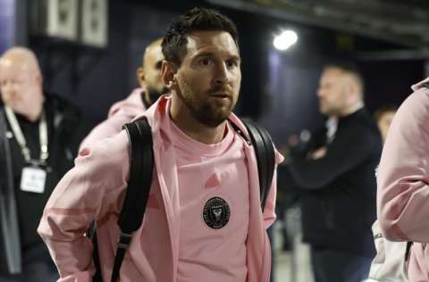 Lionel Messi, del Inter Miami, está en duda. Foto: EFE