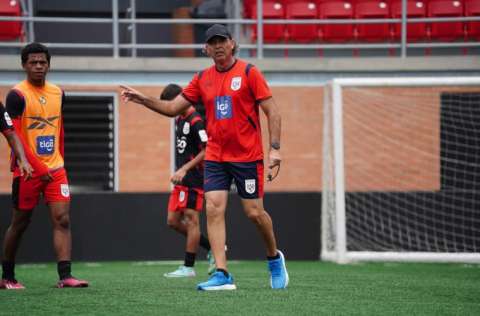Leonardo Pipino, técnico de la Selección Sub-17 de Panamá. Foto: FEPAFUT