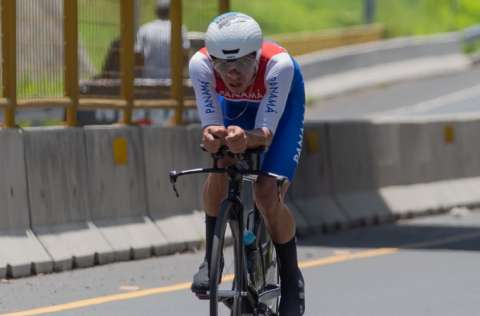 Franklin Archibold sumó 80 puntos UCI para contribuir a la clasificación de Panamá al Mundial de Ruta de Ciclismo. Foto: COP