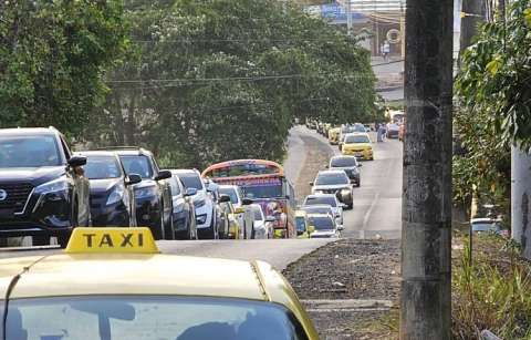 Avenida Mariano Rivera, en La Chorrera.