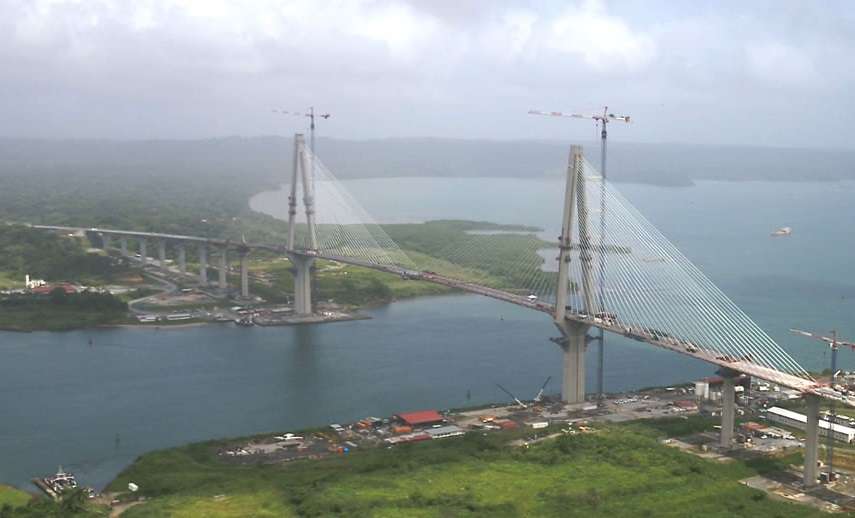 Vista del puente Atlántico en Colón. Foto: Canal de Panamá