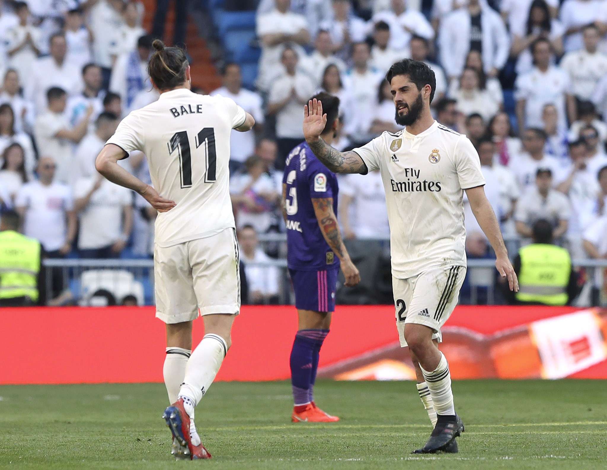 Gareth Bale e Isco volvieron a la titularidad. / EFE
