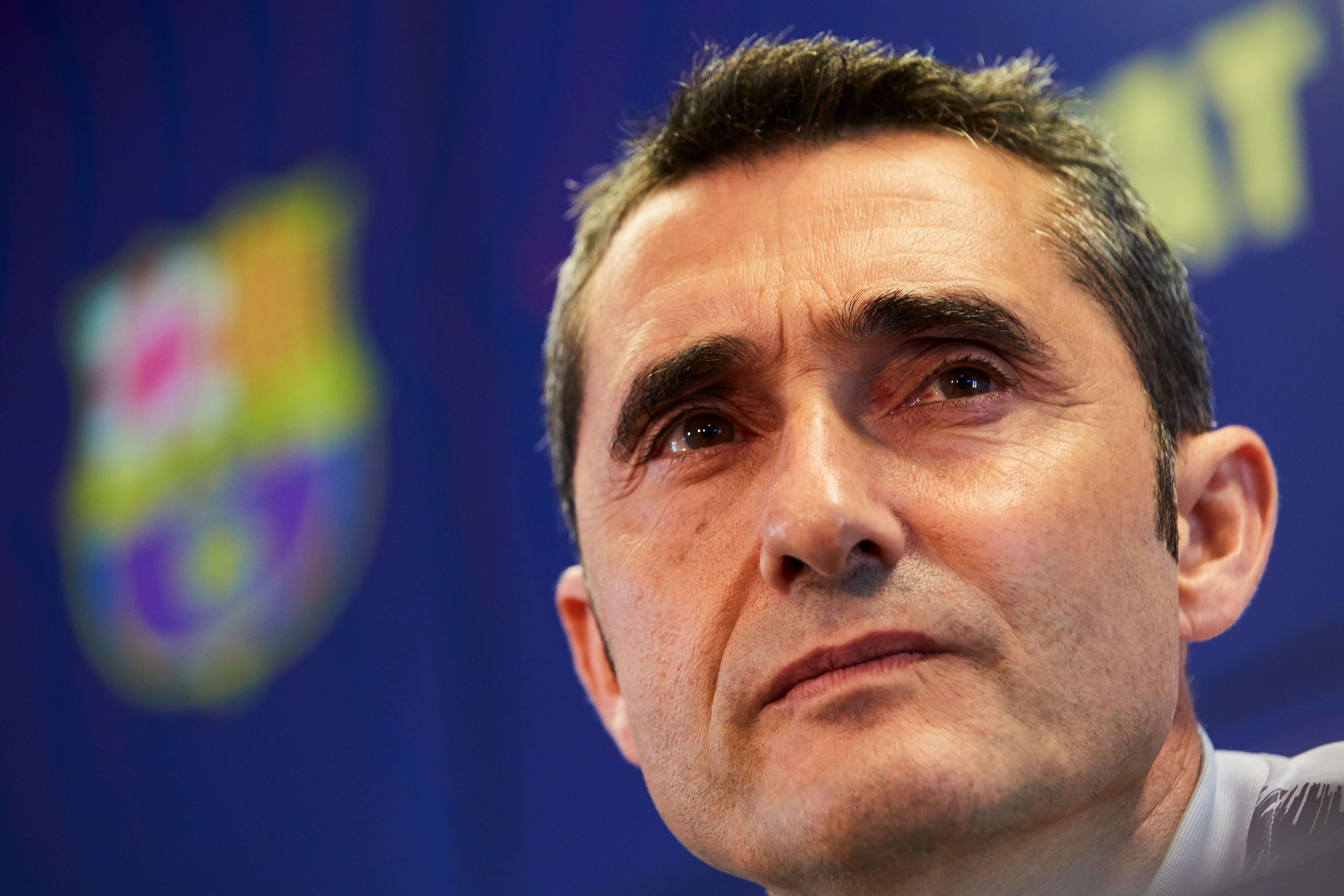 Ernesto Valverde, técnico del FC Barcelona. / EFE