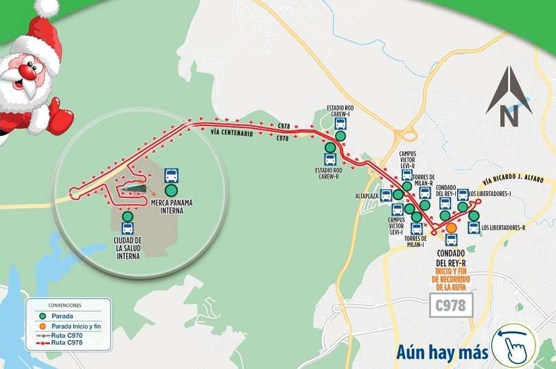 La nueva ruta C978 pasará por Condado del Rey - Ciudad de la Salud - Merca Panamá.