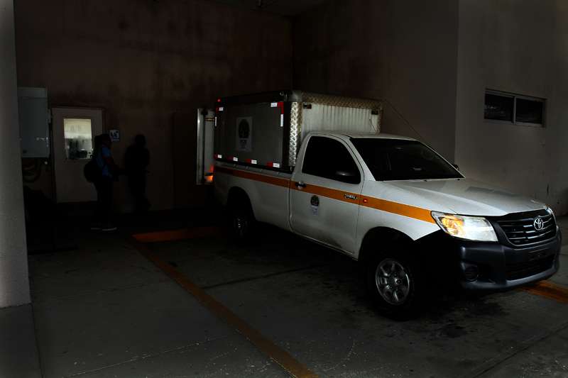 Vista externa de la parte externa del cuarto de urgencias del Hospital Irma Lourdes Tzanetatos.  Foto: Edwards Santos 