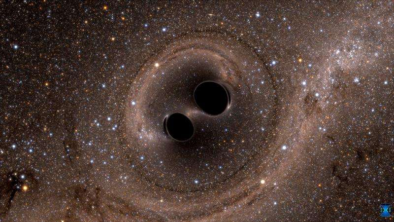 Un equipo científico detectó las ondas gravitacionales que resultaron de la mayor colisión de agujeros negros jamás observada y que formó un nuevo agujero negro 80 veces más grande que el sol.  EFE
