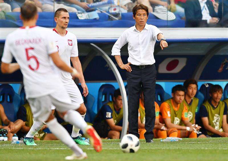 El técnico de la selección japonesa,Akira Nishino. Foto EFE