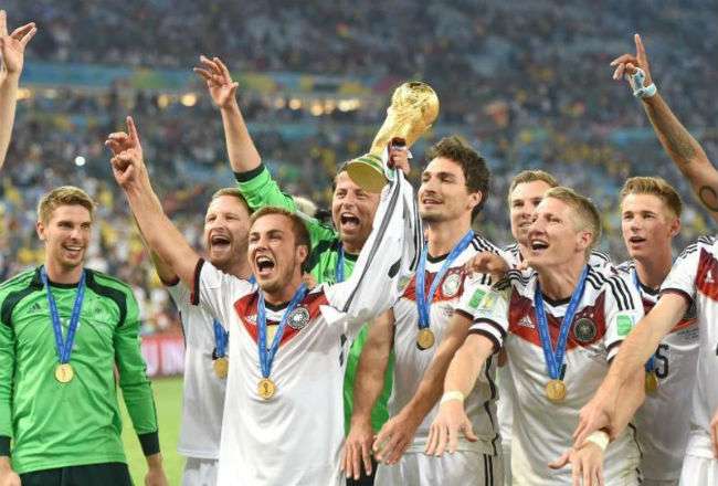 Alemania es el actual campeón del Copa del Mundo de la Fifa.