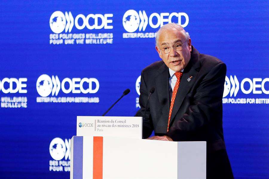 Ángel Gurría, secretario general de la Organización para la Cooperación y el Desarrollo Económicos (OCDE). EFE