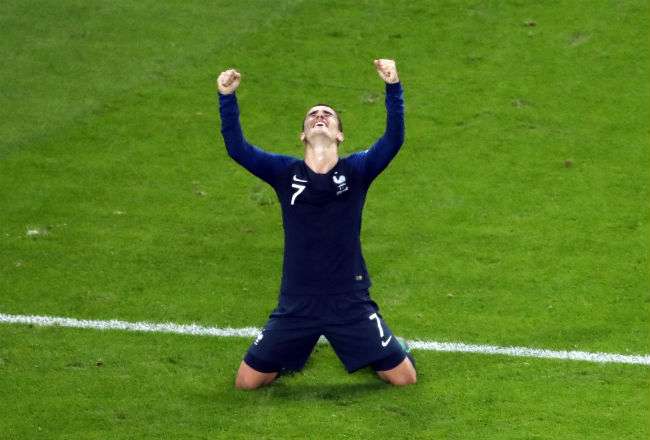 El jugador de Francia  Antoine Griezmann. Foto:AP