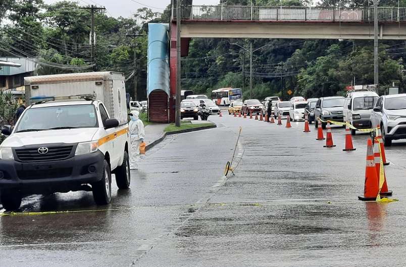 La víctima falleció en la escena del accidente. Foto: TNP Live