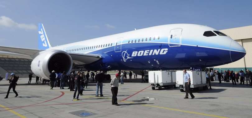 Vista de un avión de Boeing, en una fotografía de archivo. EFE