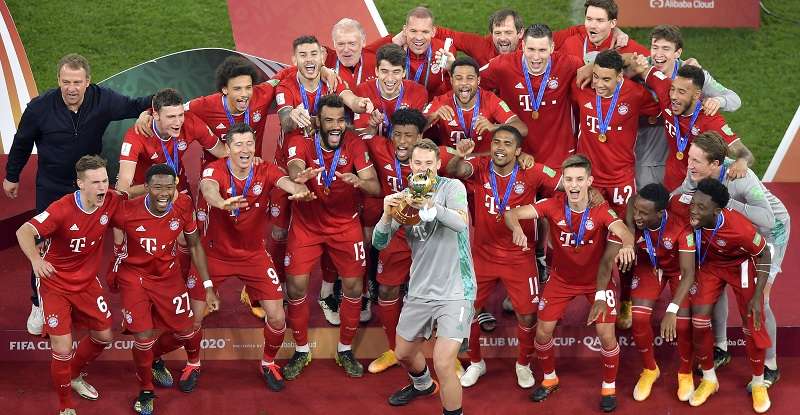 Bayern Munich celebra su nueva conquista. /EFE