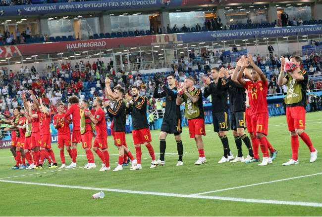La selección de Bélgica clasificó a los octavos de final con nueve puntos. Foto:EFE