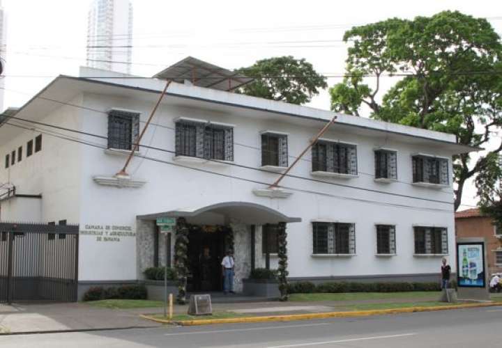 Vista general de la sede de la Cámara de Comercio, Industrias y Agricultura de Panamá. Foto: Archivo