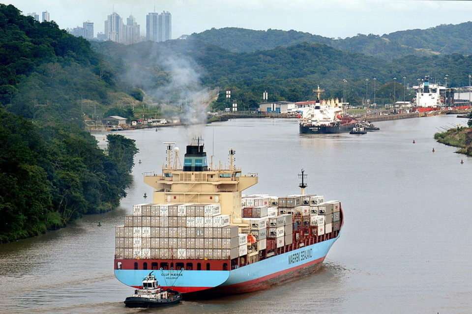 Vista general del Canal de Panamá. Foto: EFE Archivo