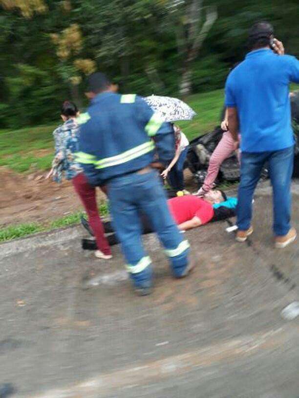 Accidente de tránsito en Chilibre. Foto/@TraficoCPanama