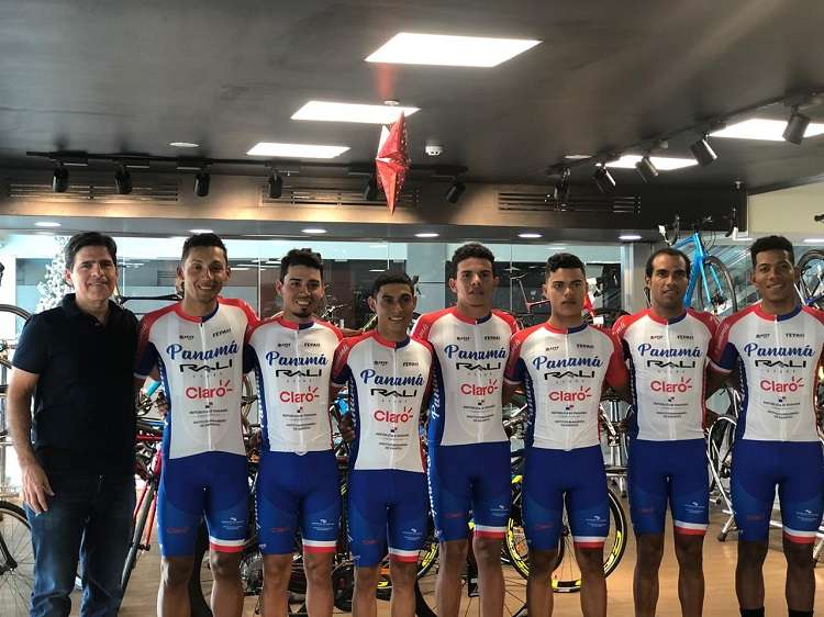 Selección de Ciclismo de Panamá. Foto: Pandeportes
